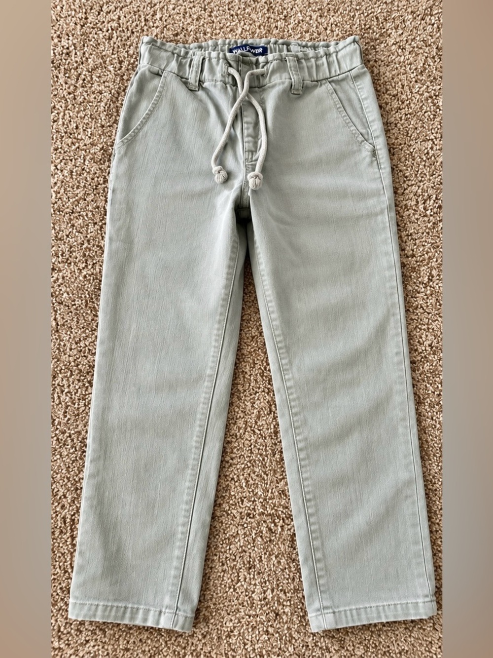 Wallflower Sage Drawstring Jogger Jeggings